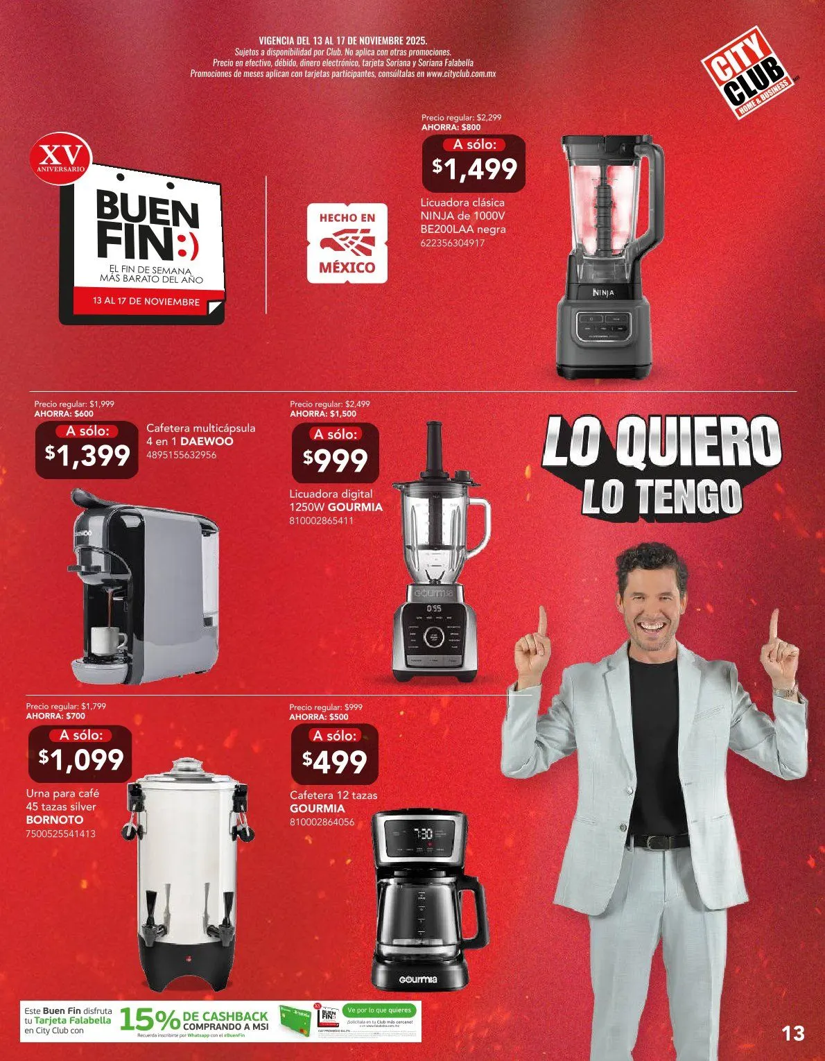 Catálogo de City Club Ofertas 13 de noviembre al 17 de noviembre 2025 - Pagina 13