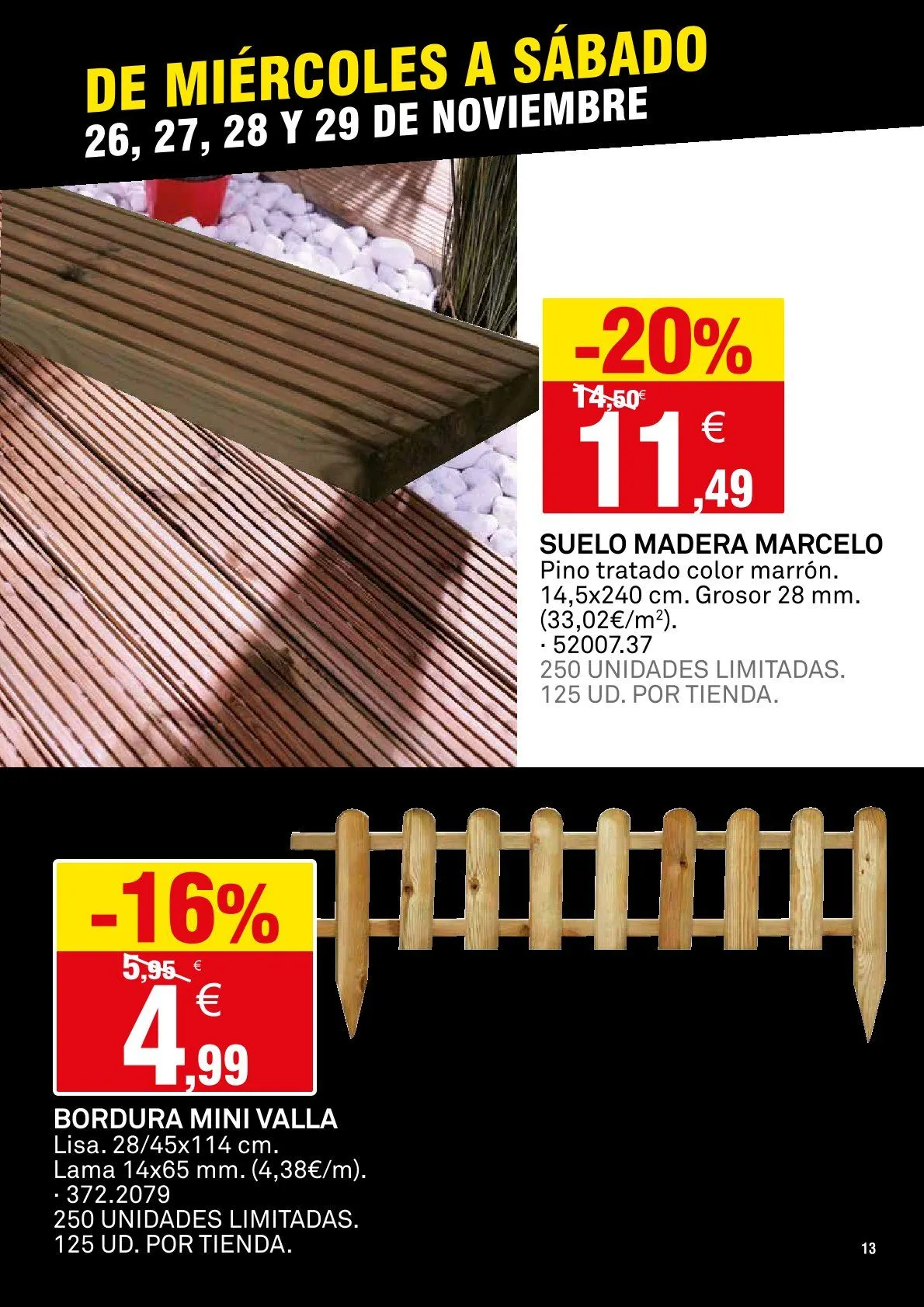 Catálogo de Bricoking Ofertas 26 de noviembre al 29 de noviembre 2025 - Página 13