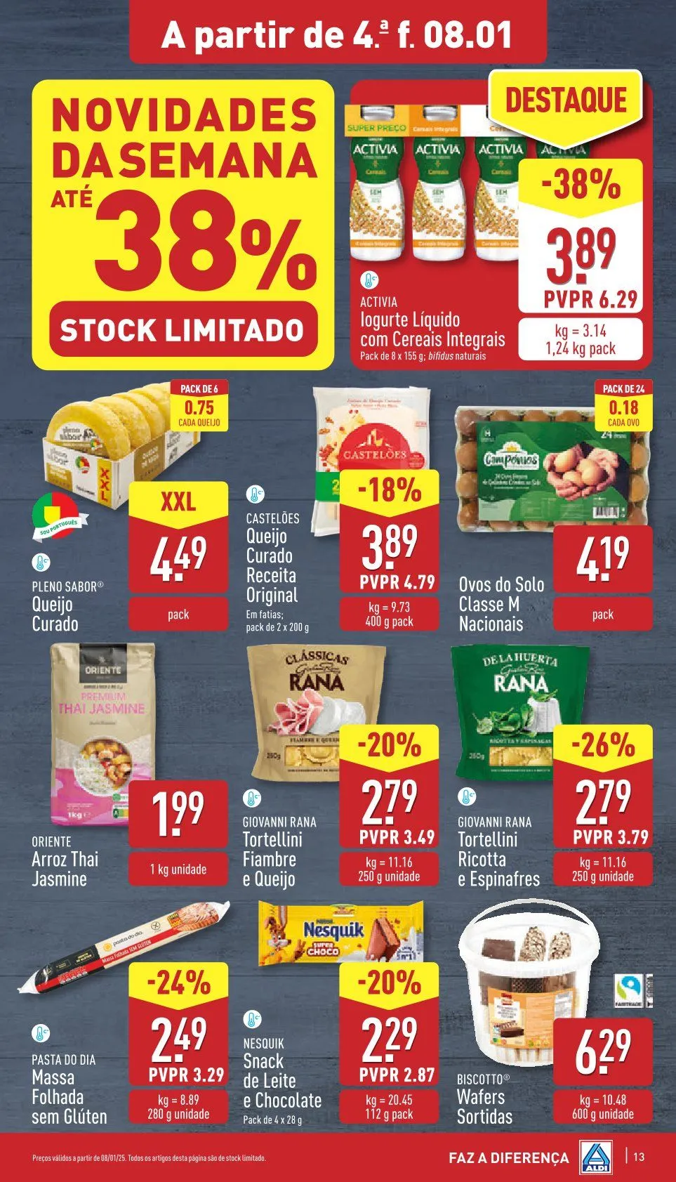 Folheto Aldi Ofertas de 8 de janeiro até 14 de janeiro 2025 - Pagina 13