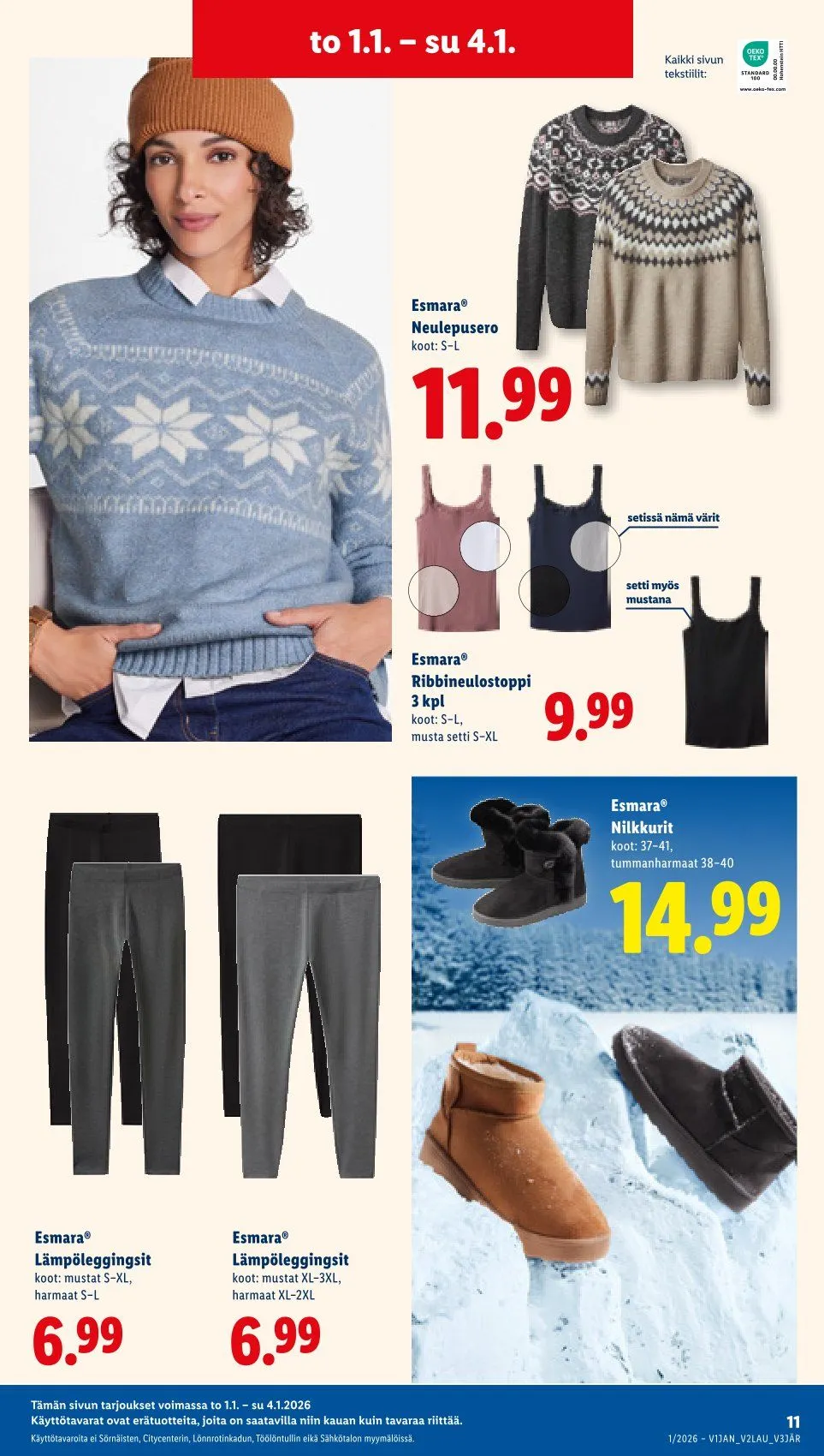 Kaupan Lidl  tarjoukset voimassa alkaen 1. tammikuuta - 4. tammikuuta 2026 - Tarjouslehti sivu 13