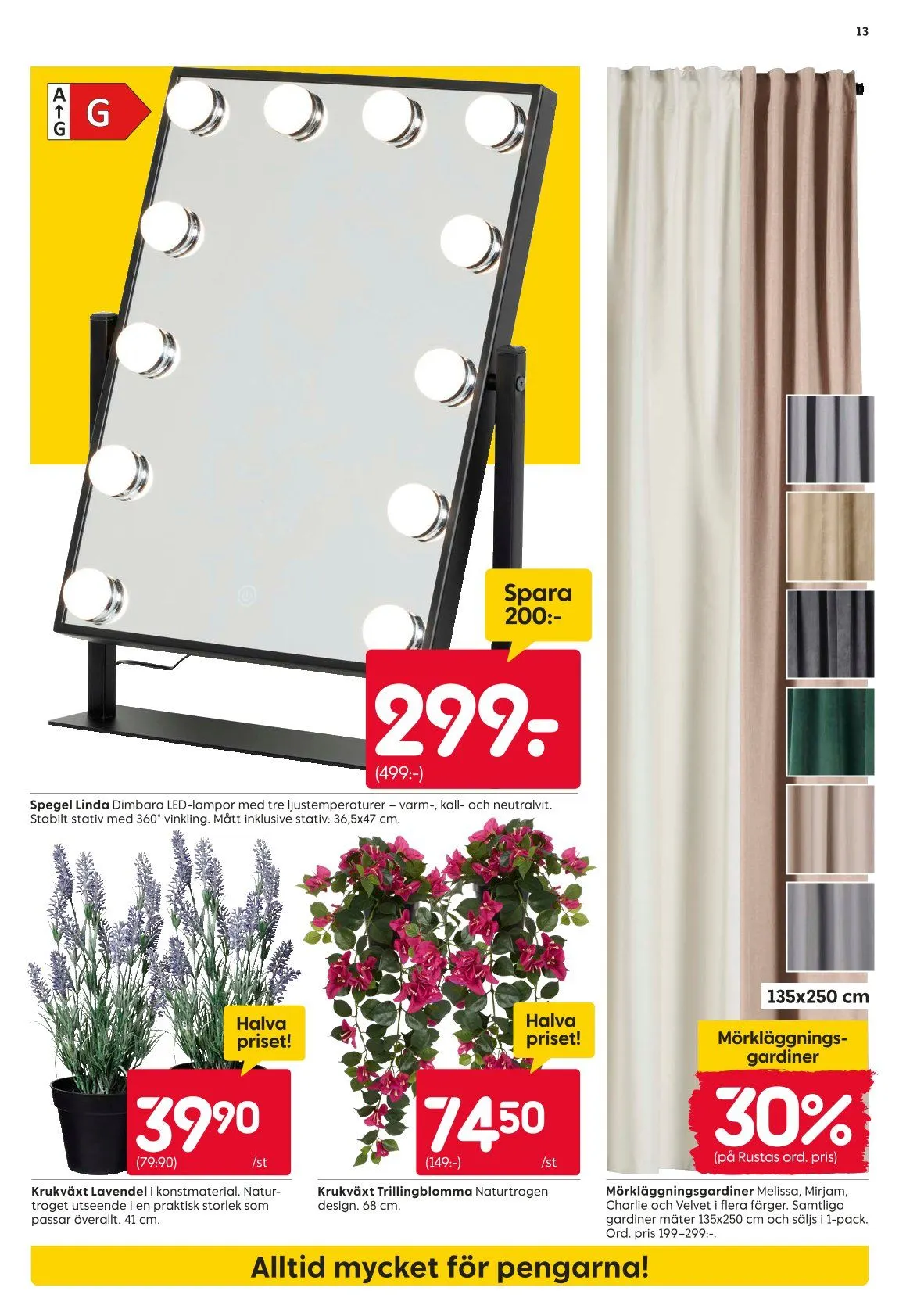 Senaste Rusta erbjudanden från 4 maj till 10 maj 2026 - Reklamblad sidor 13