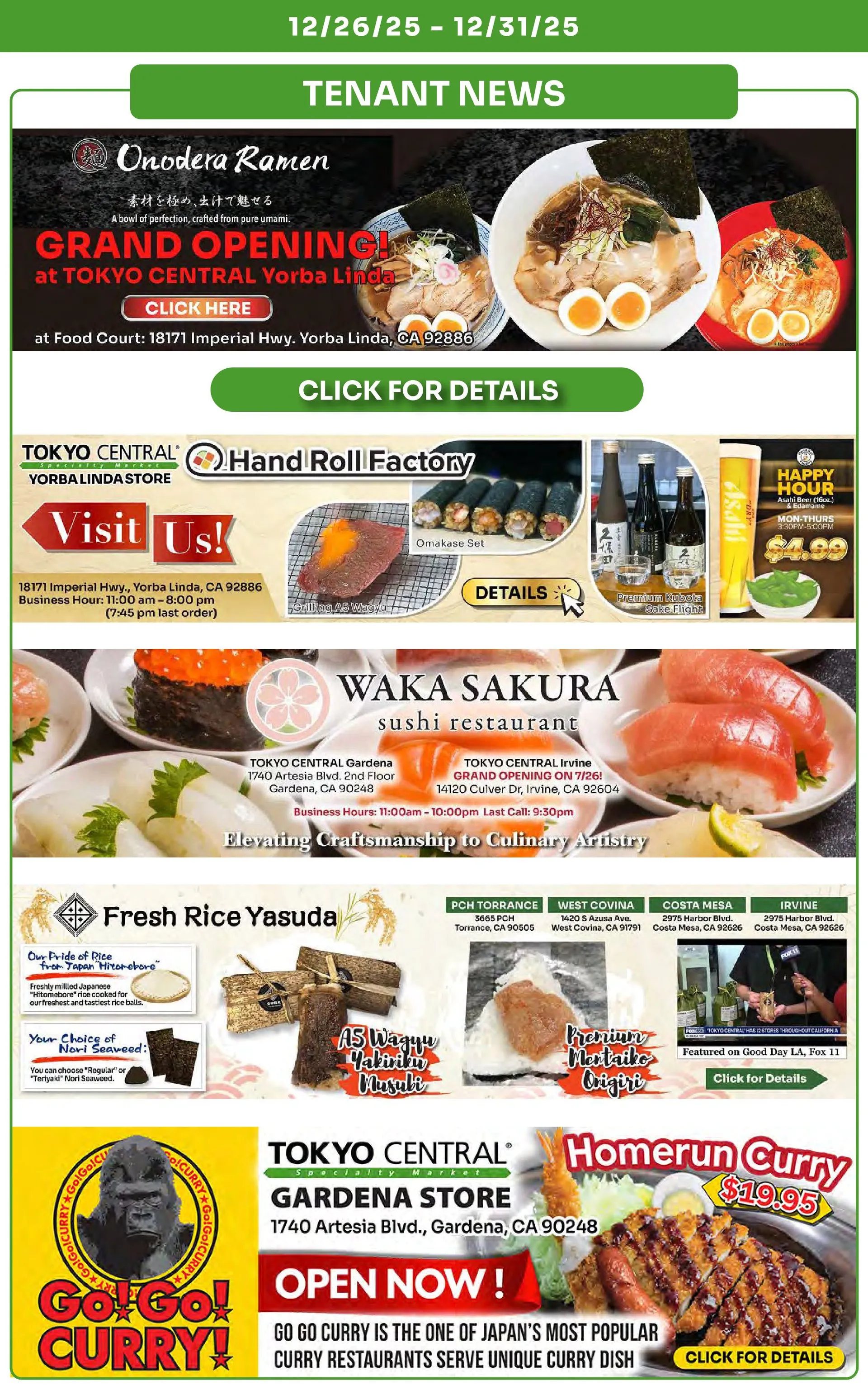 Weekly ad Tokyo Central Specialty Market Sales from December 26 to December 31 2025 - Page 13