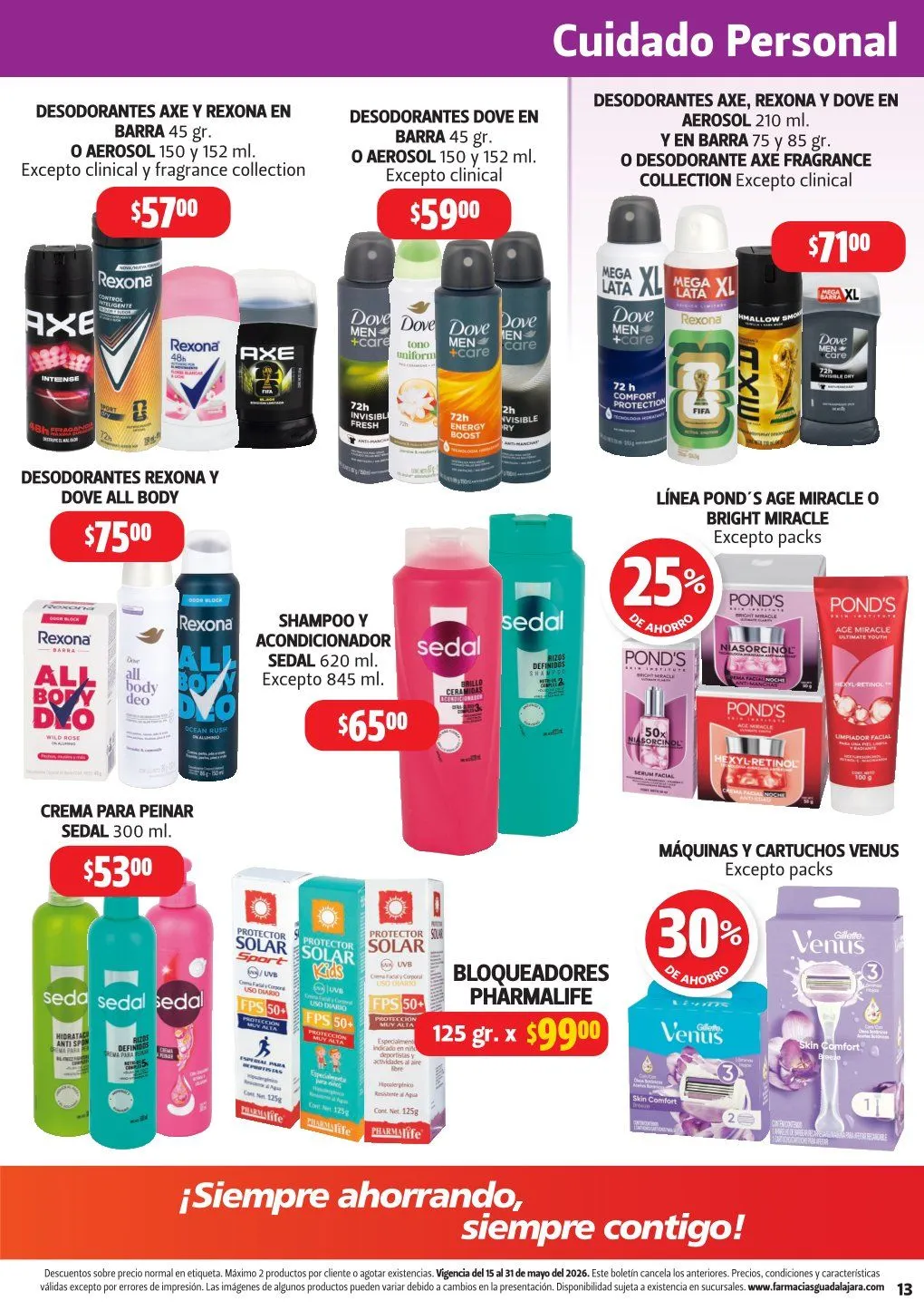 Catálogo de Ofertas Farmacia Guadalajara 15 de mayo al 31 de mayo 2026 - Pagina 13