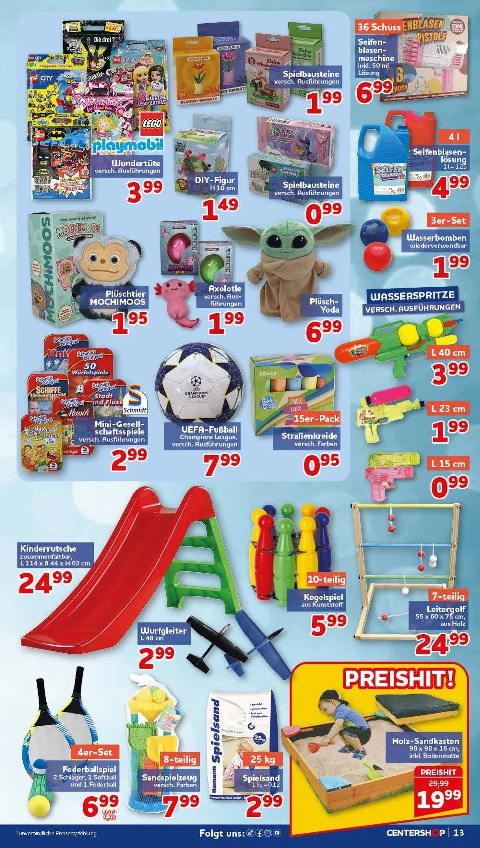 CENTERSHOP Prospekte von 20. Juli bis 25. Juli 2026 - Prospekt seite 13