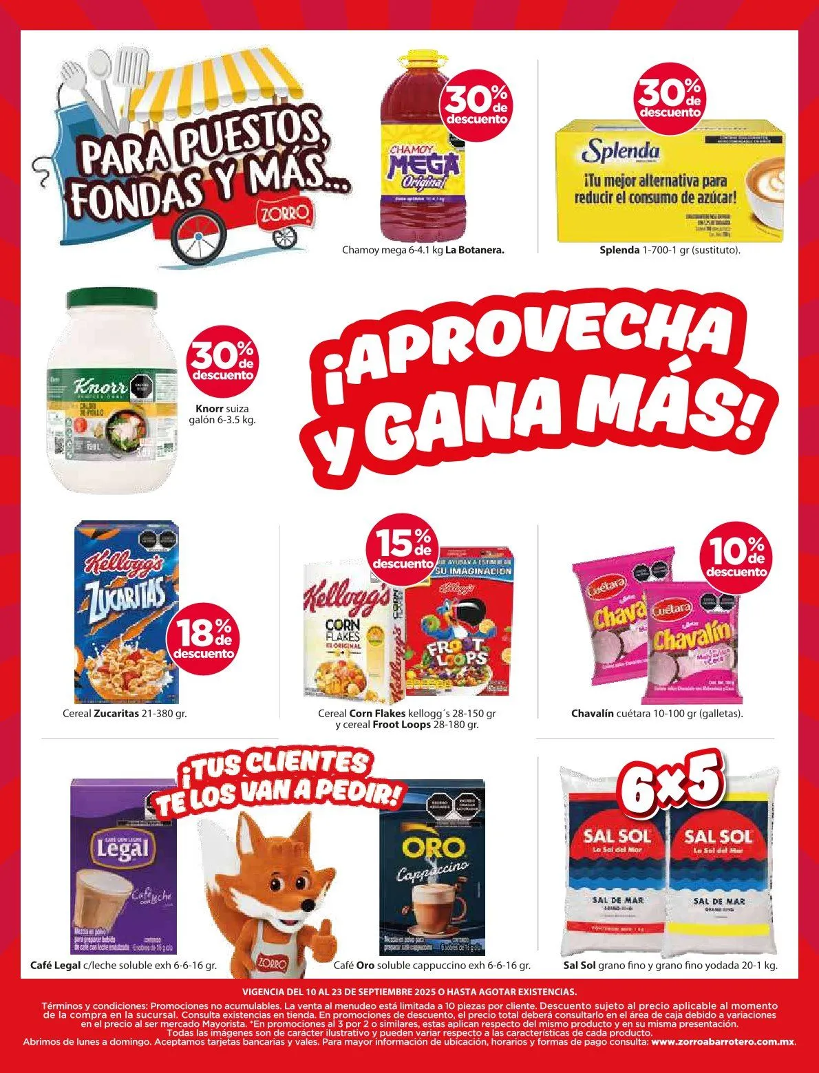 Catálogo de Zorro Ofertas 10 de septiembre al 23 de septiembre 2025 - Pagina 13