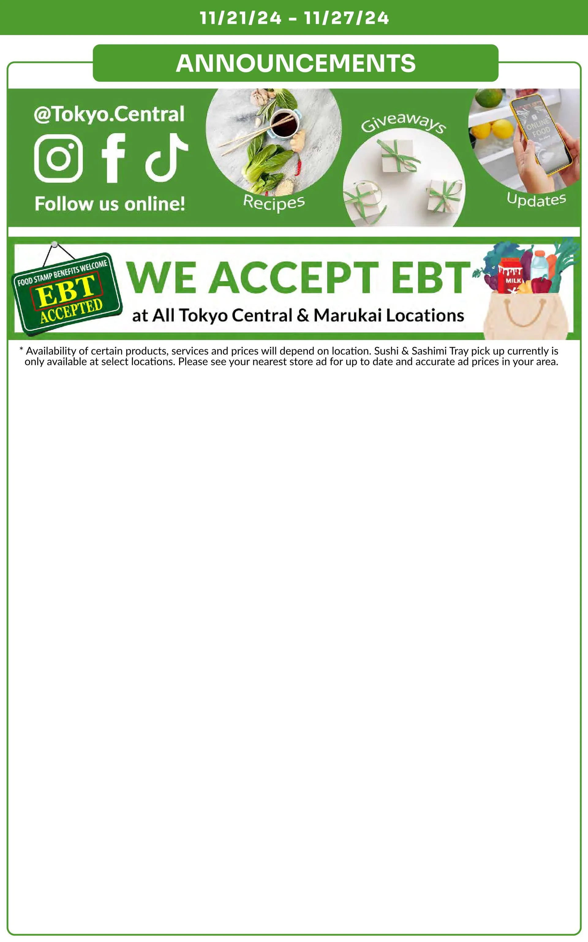 Weekly ad Tokyo Central Specialty Market Deals from November 21 to November 27 2024 - Page 13