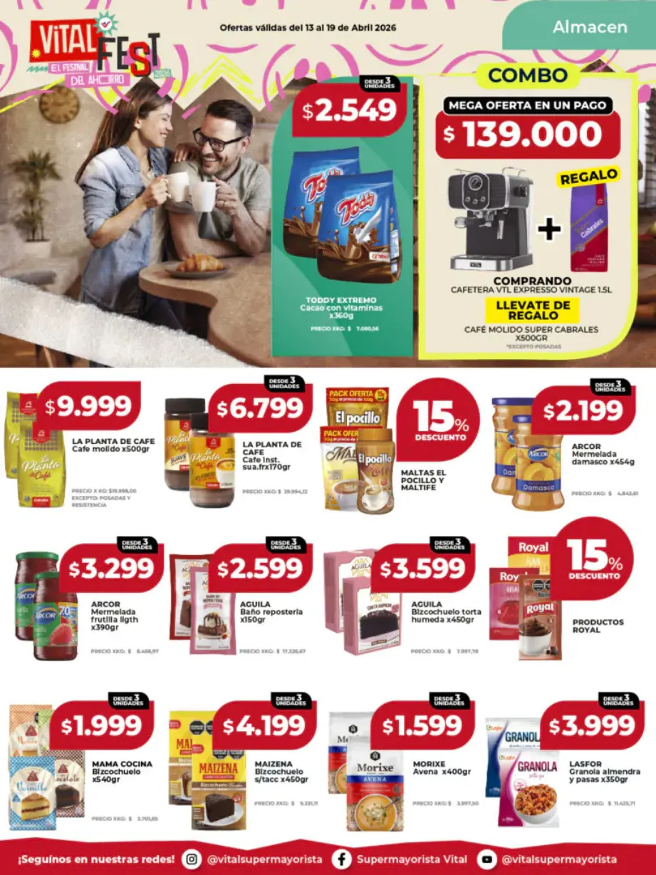 Ofertas de Ofertas Vital  13 de abril al 19 de abril 2026 - Página 21 del catálogo
