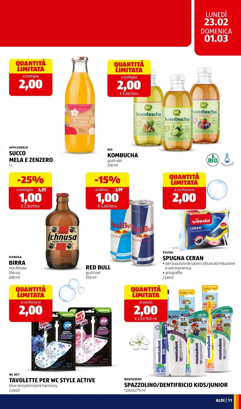 Volantini Aldi da 23 febbraio a 1 marzo di 2026 - Pagina del volantino 13