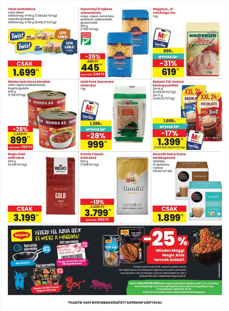 Katalógus SPAR Legfrissebb Ajánlatai április 16.-tól április 22.-ig 2026. - Oldal 13