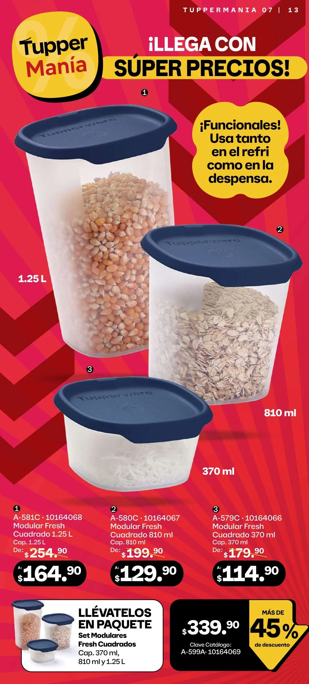 Catálogo de Tupperware catálogos y ofertas 16 de junio al 13 de julio 2025 - Pagina 13