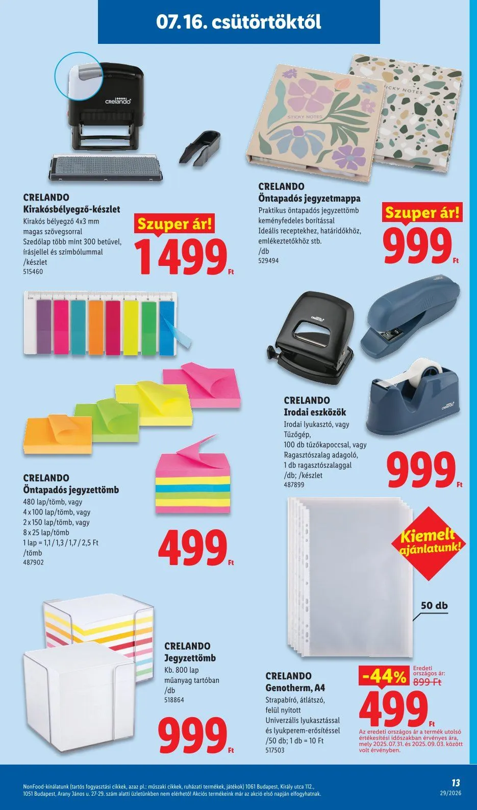 Katalógus Lidl  július 16.-tól július 22.-ig 2026. - Oldal 13