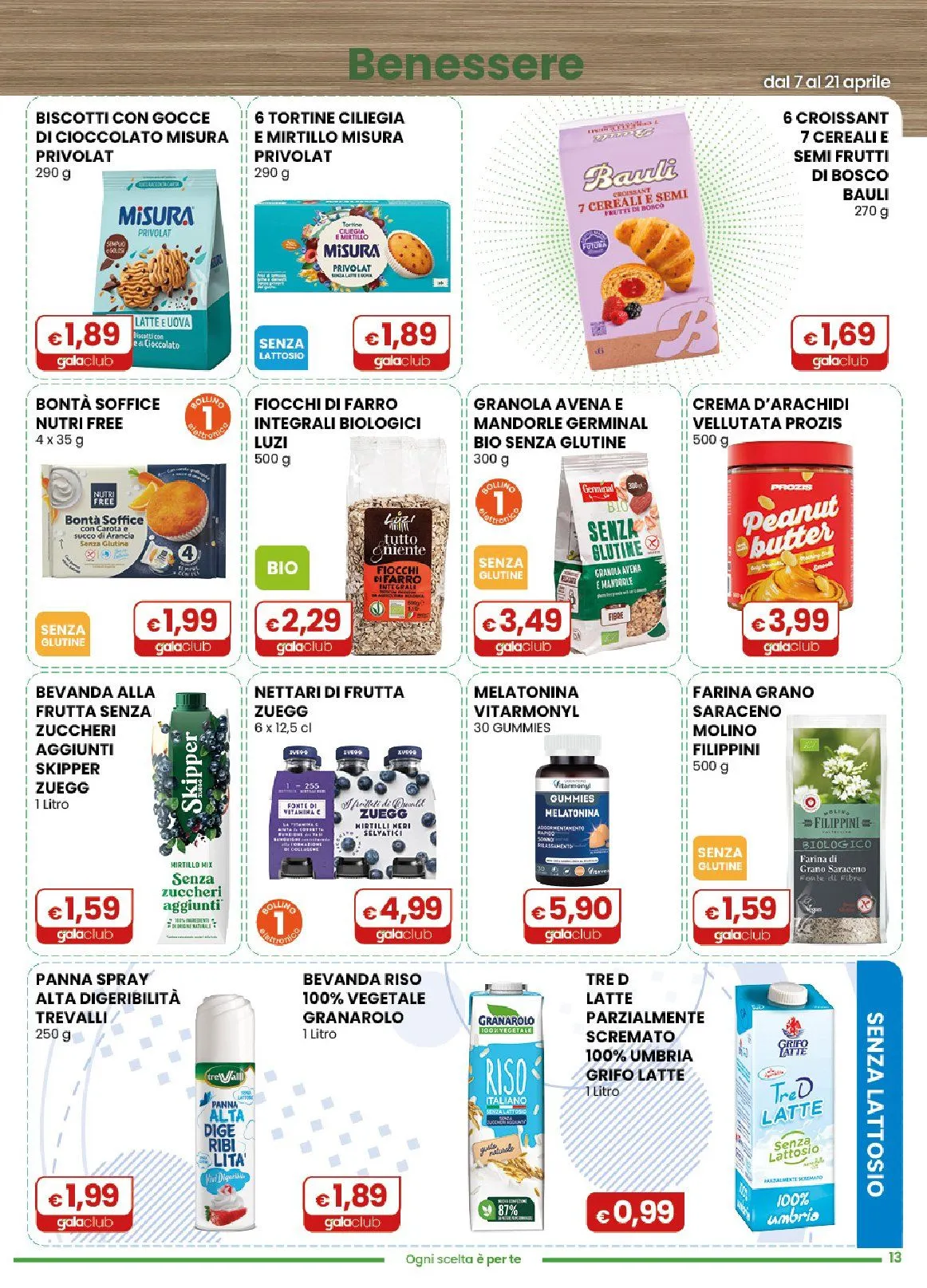  Volantini Gala Supermercati da 7 aprile a 21 aprile di 2026 - Pagina del volantino 13