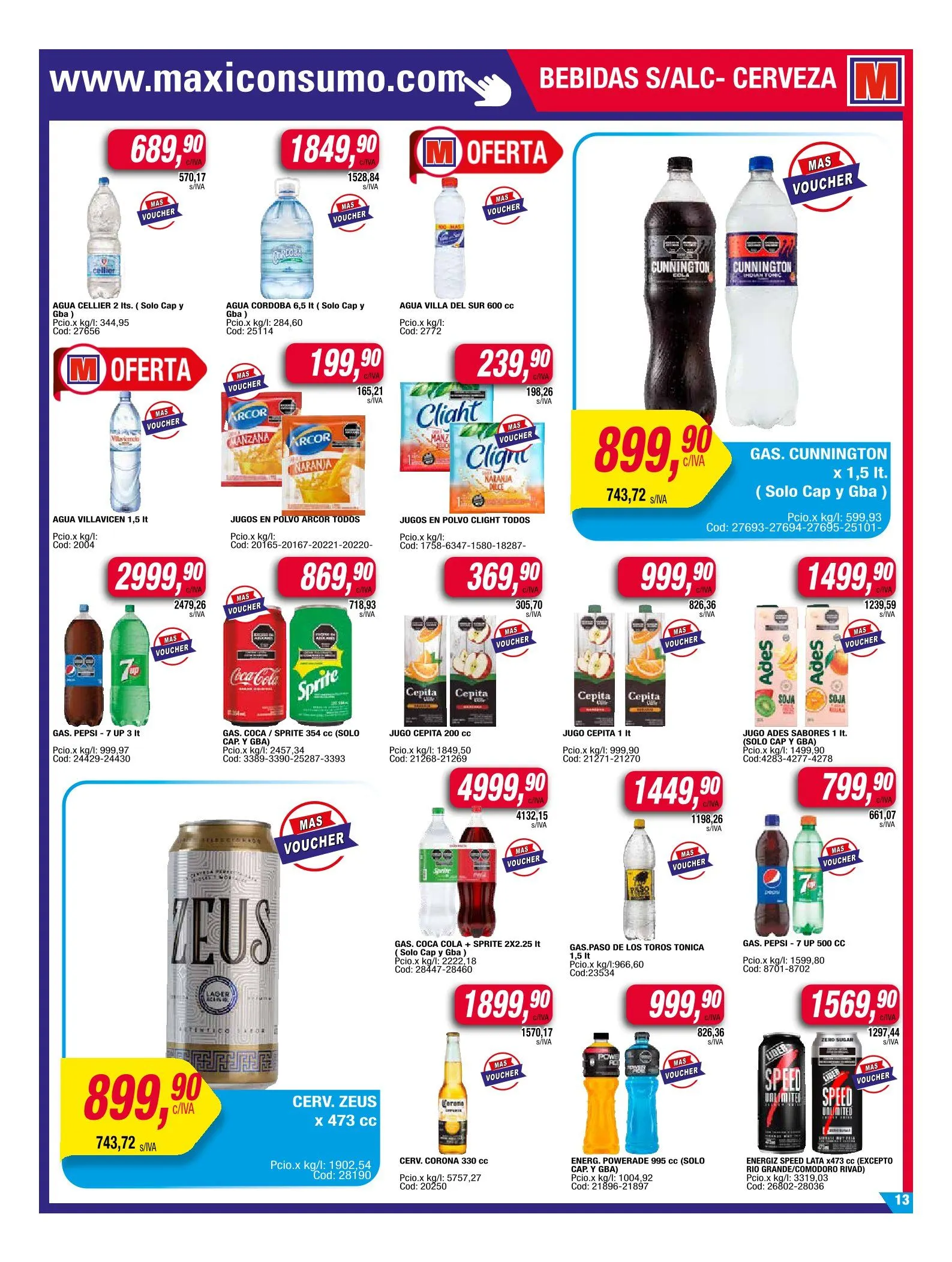 Ofertas de Maxiconsumo Ofertas 6 de enero al 12 de enero 2025 - Página 13 del catálogo