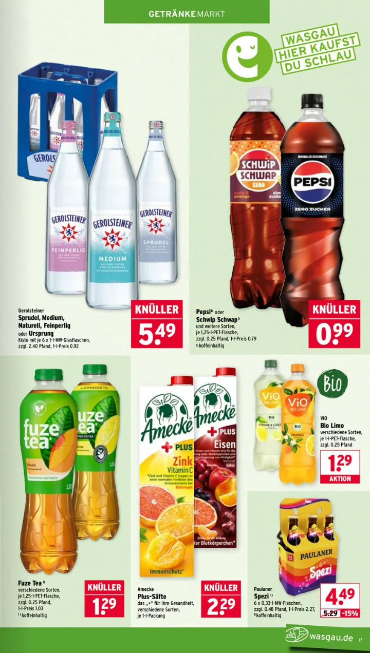 Wasgau - Wöchentliche Prospekte von 7. April bis 11. April 2026 - Prospekt seite 13