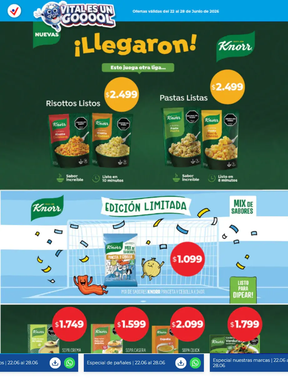 Ofertas de Vital Ofertas 22 de junio al 28 de junio 2026 - Página 13 del catálogo