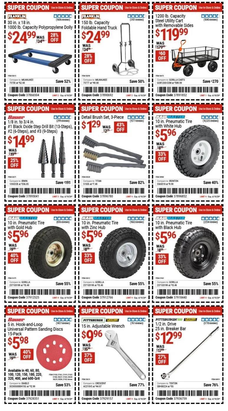 Weekly ad Harbor Freight weekly ads from April 13 to April 19 2026 - Page 13
