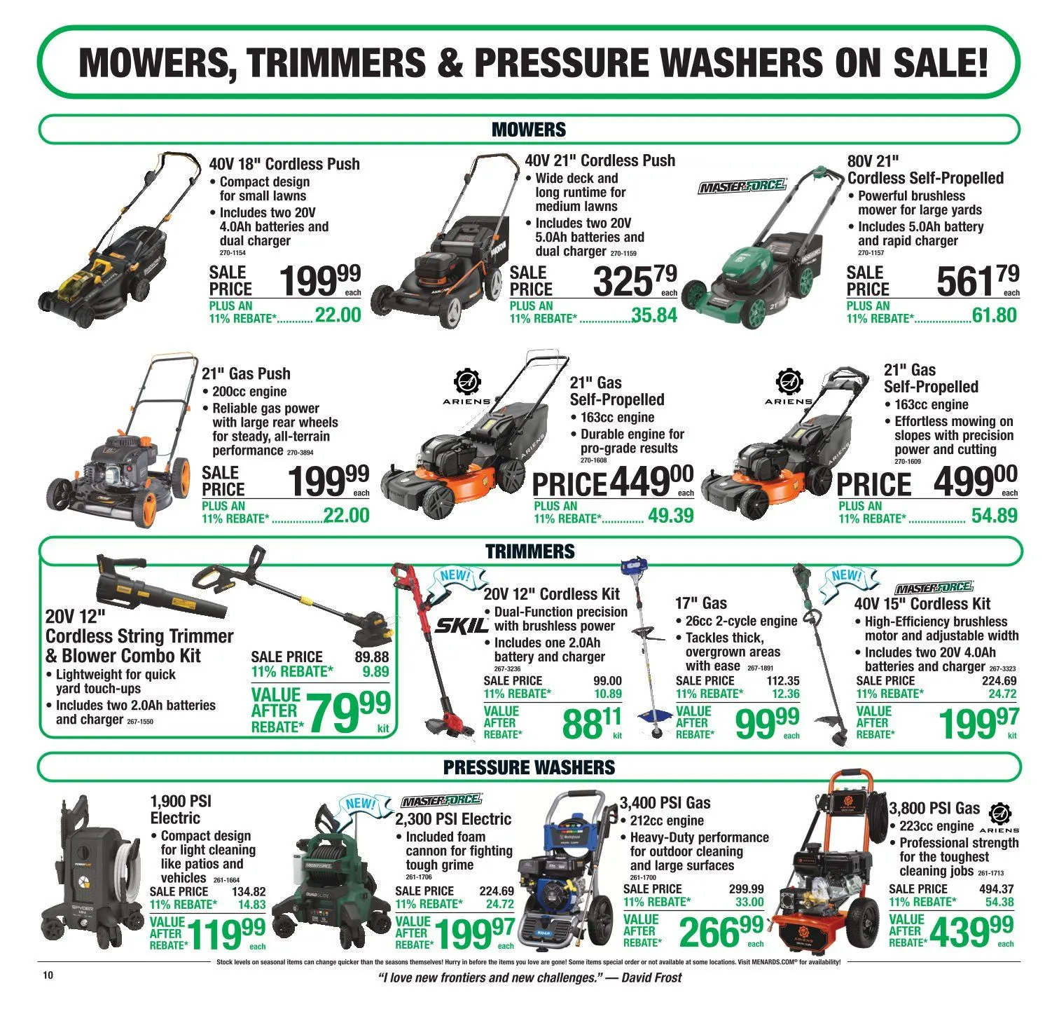 Weekly promotion Menards Sales spanning from May 21 to May 31 2026 - Page 13 for Catalogue 365