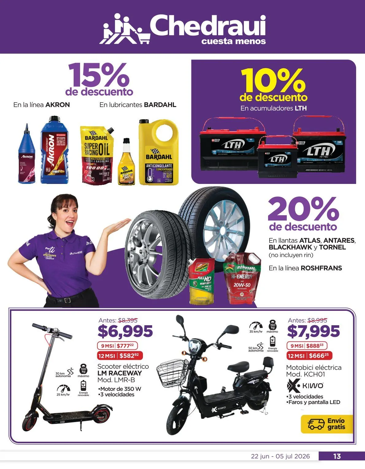 Catálogo de Chedraui Ofertas 22 de junio al 5 de julio 2026 - Pagina 13
