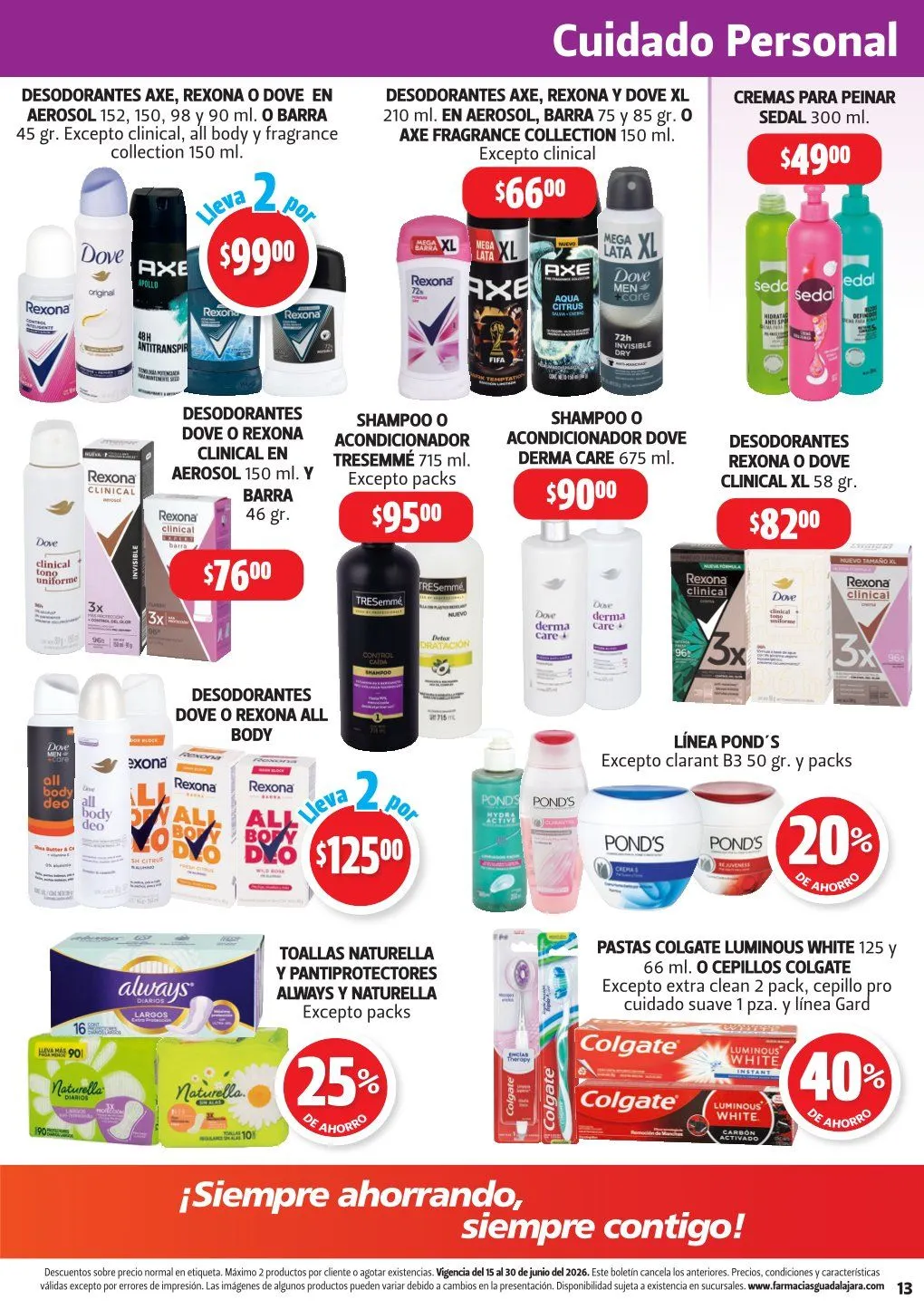 Catálogo de Farmacia Guadalajara Ofertas 15 de junio al 30 de junio 2026 - Pagina 13