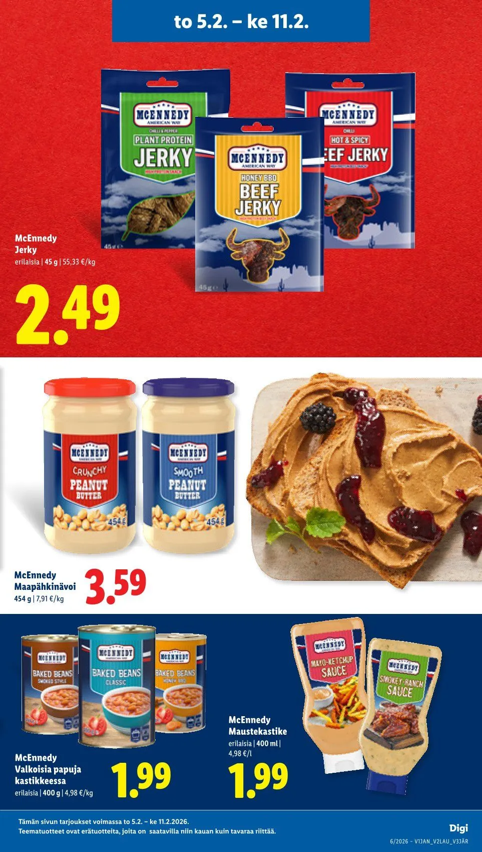 Kaupan Lidl uusimmat tarjoukset voimassa alkaen 5. helmikuuta - 8. helmikuuta 2026 - Tarjouslehti sivu 13