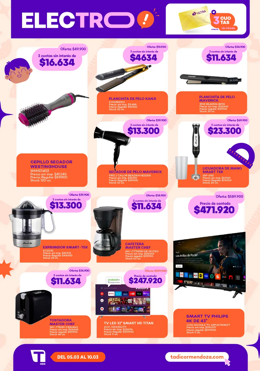 Ofertas de  Supermercados Tadicor Ofertas 5 de marzo al 10 de marzo 2026 - Página 13 del catálogo