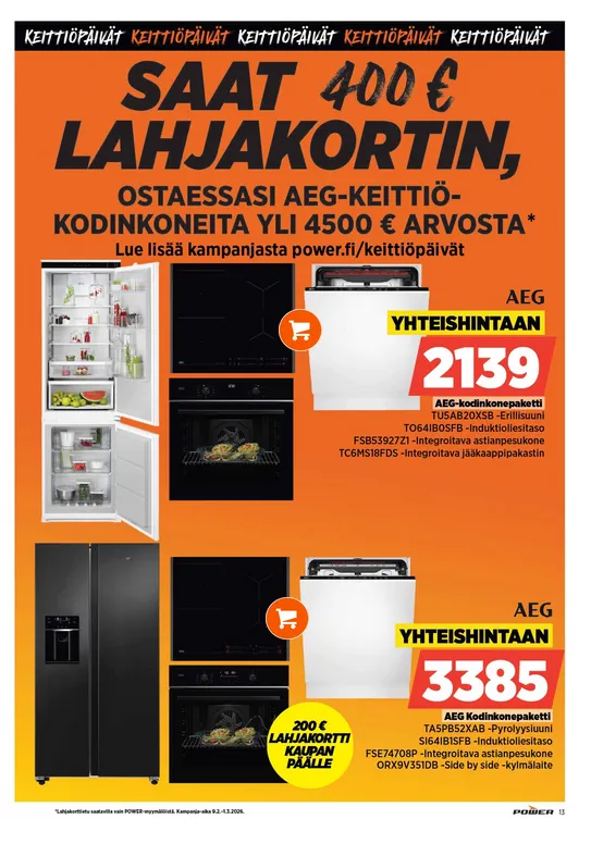 Power voimassa alkaen 20. helmikuuta - 25. helmikuuta 2026 - Tarjouslehti sivu 13