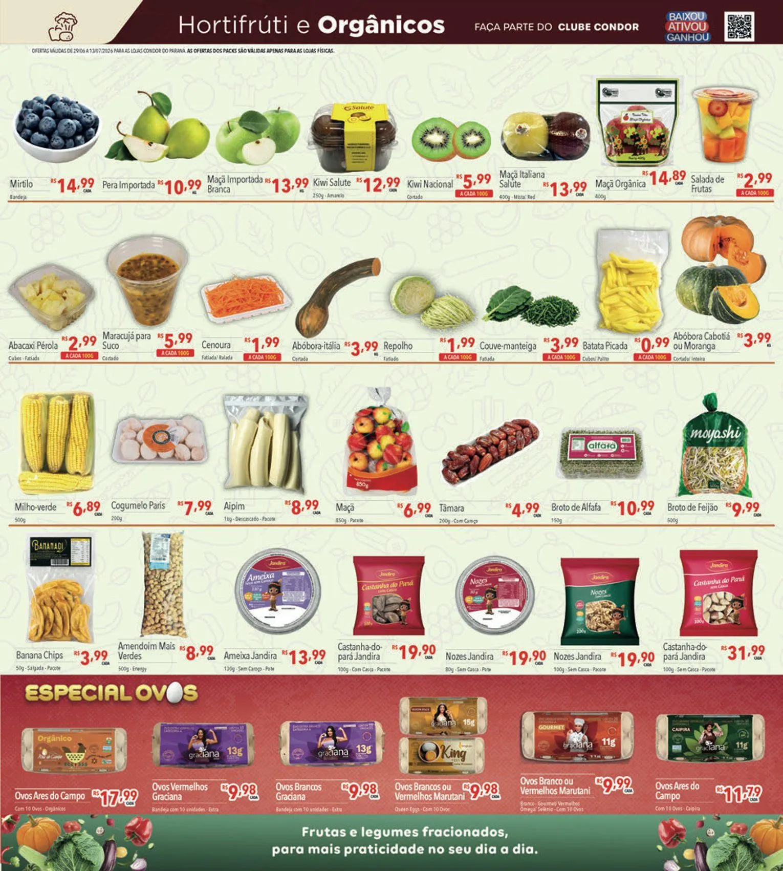 Encarte de  Folhetos Supermercados Condor 29 de junho até 13 de julho 2026 - Pagina 13