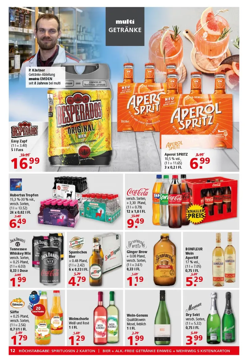 DE - Multi Markt Angebote von 7. April bis 12. April 2025 - Prospekt seite 14