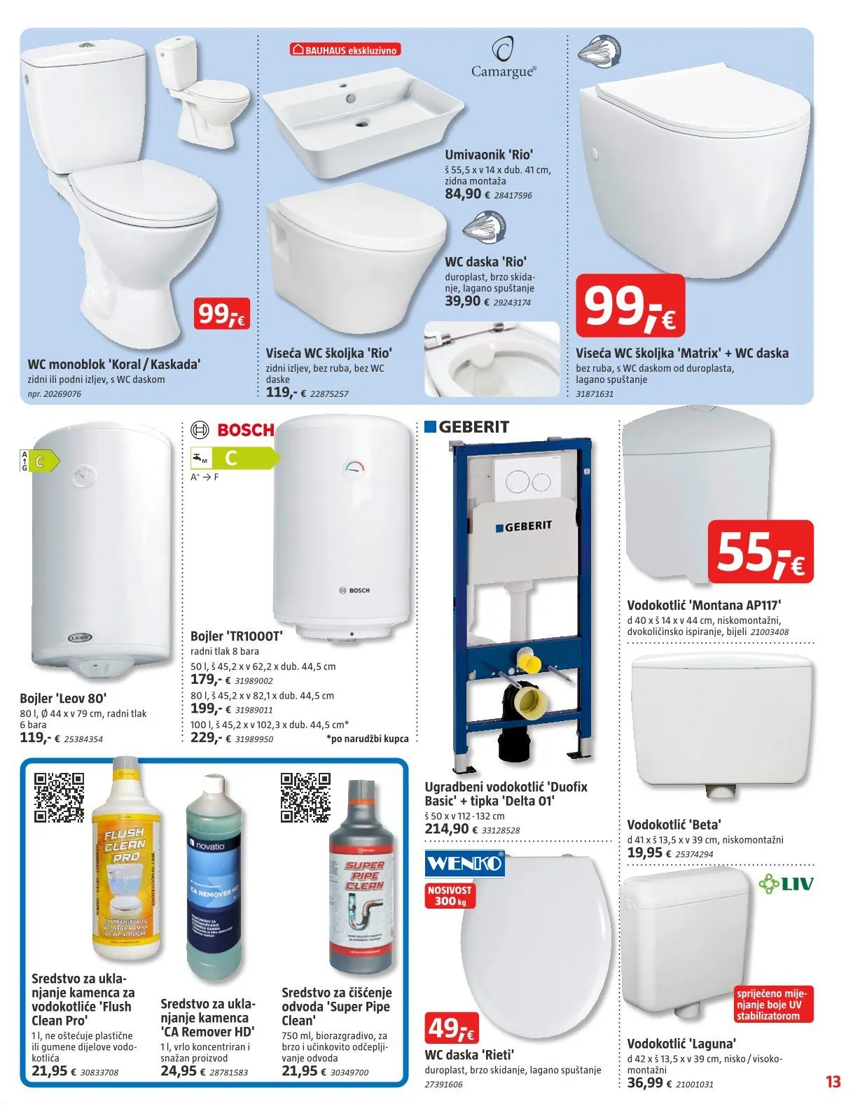 Katalog Najnovije ponude trgovine Bauhaus od 1. veljače do 28. veljače 2026. - Pregled Stranica 13