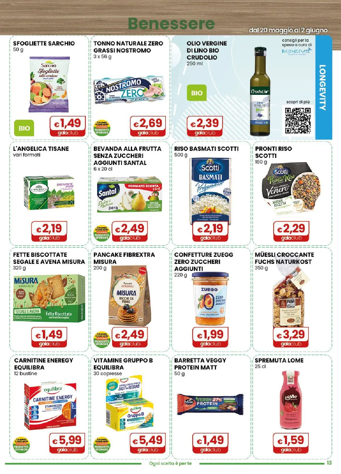Volantini Gala Supermercati da 20 maggio a 2 giugno di 2026 - Pagina del volantino 13