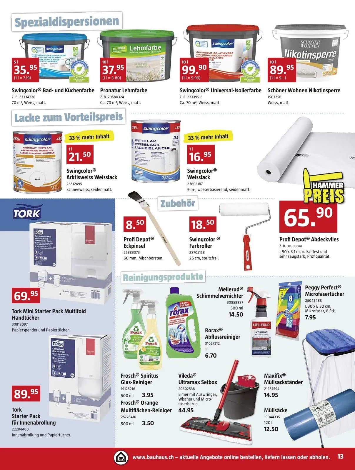 Bauhaus Broschyr Erbjudanden von 25. November bis 29. Dezember 2024 - Prospekt seite  13