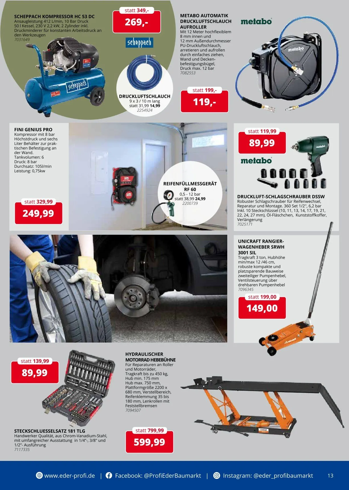 Eder Profi Prospekte von 16. April bis 22. April 2025 - Prospekt seite 13