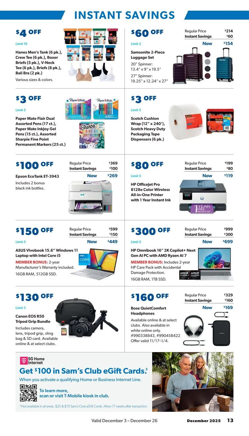Weekly ad Sam's Club Sales from December 3 to December 26 2025 - Page 13