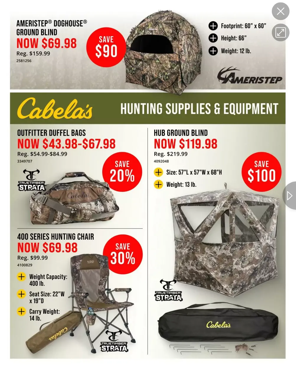 Weekly ad Cabela's Sales from July 16 to August 5 2026 - Page 13