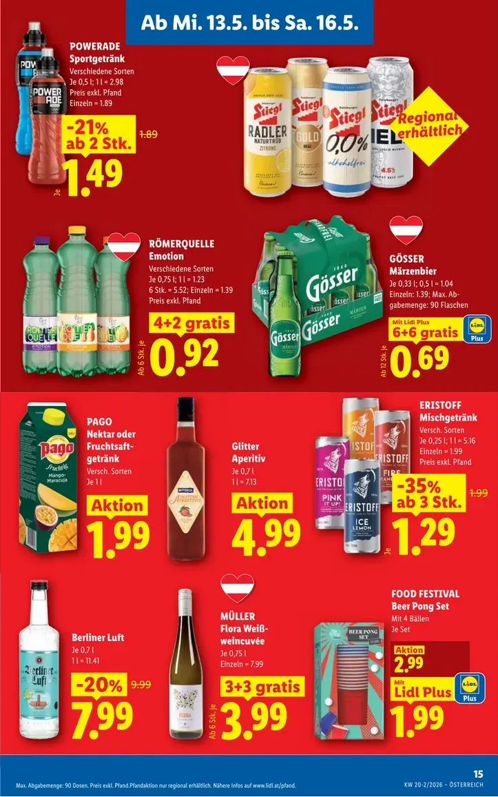 Lidl von 13. Mai bis 16. Mai 2026 - Flugblätt seite  13