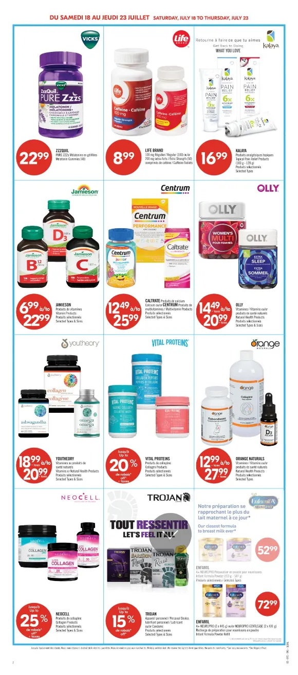 Pharmaprix Sales from July 18 to July 23 2026 - flyer page 13
