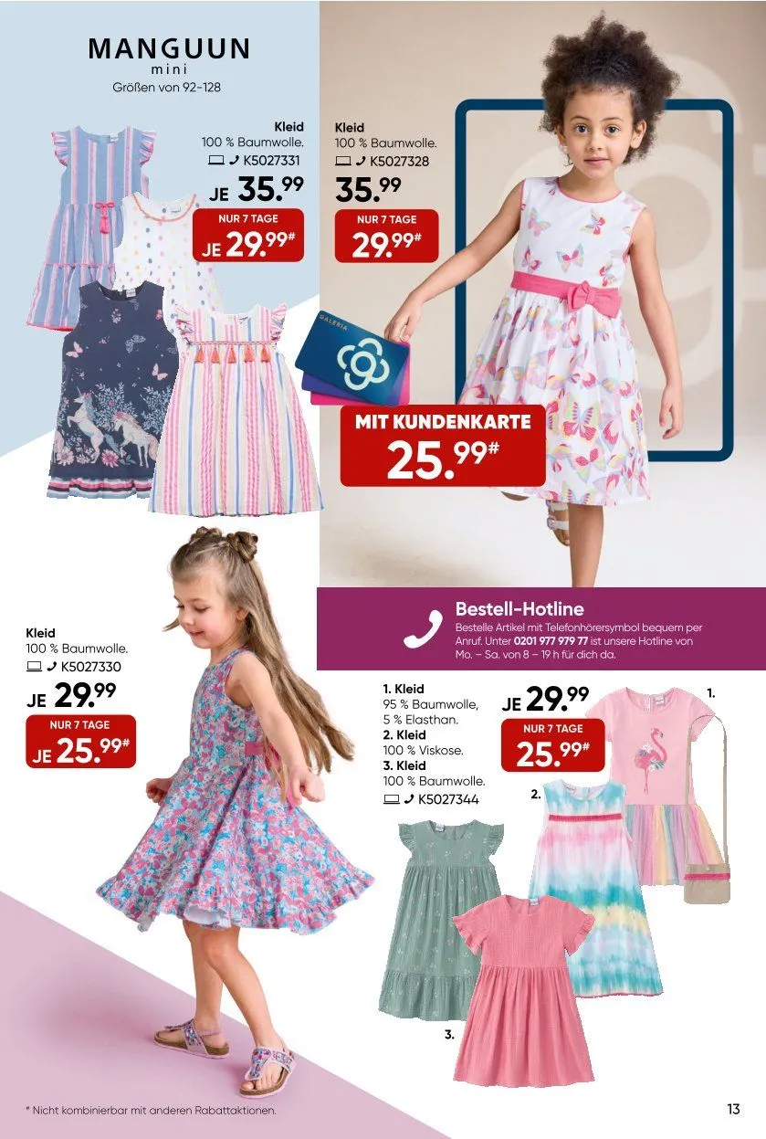 GALERIA Karstadt Kaufhof Prospekt von 3. April bis 8. April 2025 - Prospekt seite 13