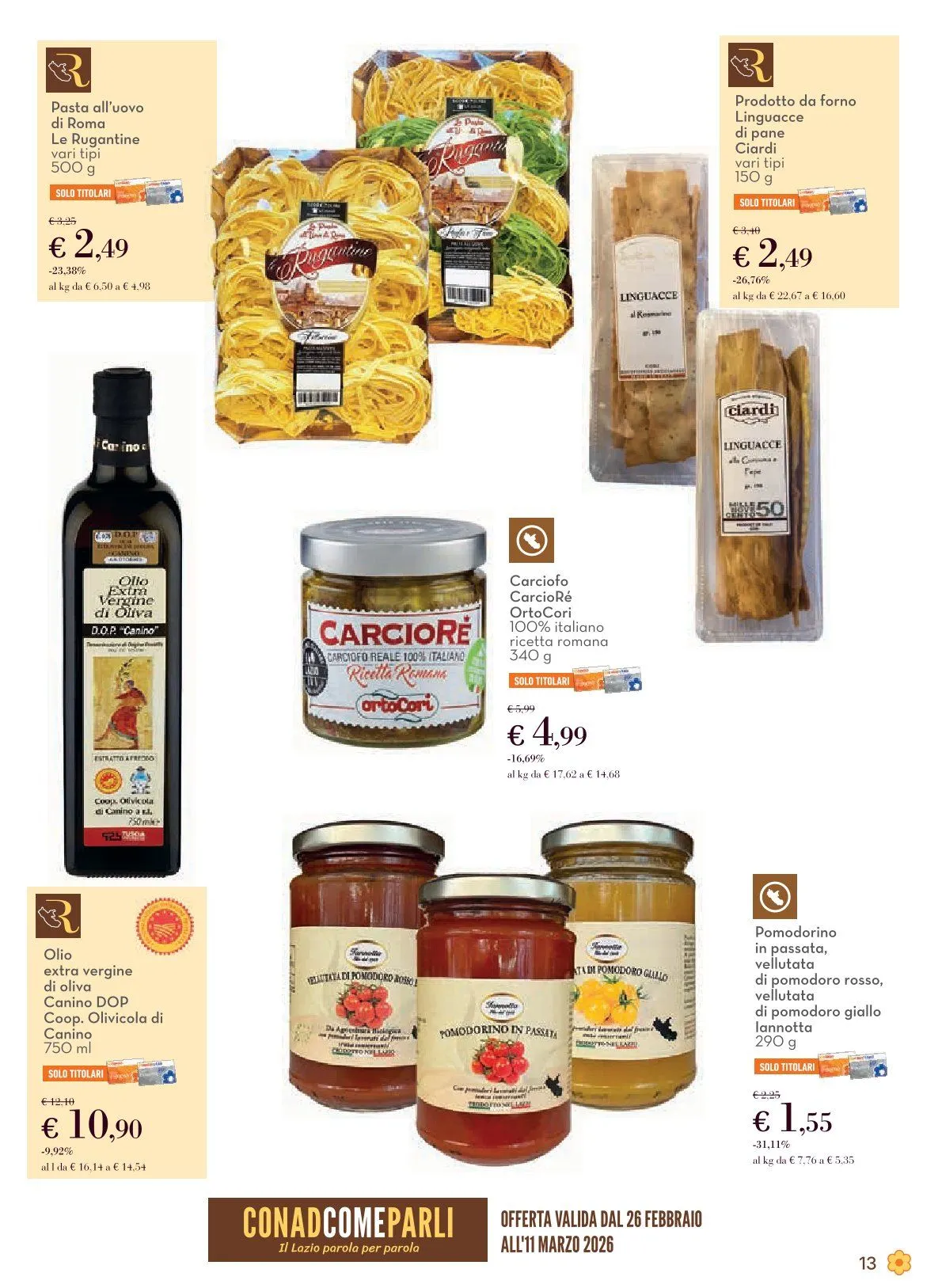 Volantini Conad da 26 febbraio a 11 marzo di 2026 - Pagina del volantino 13