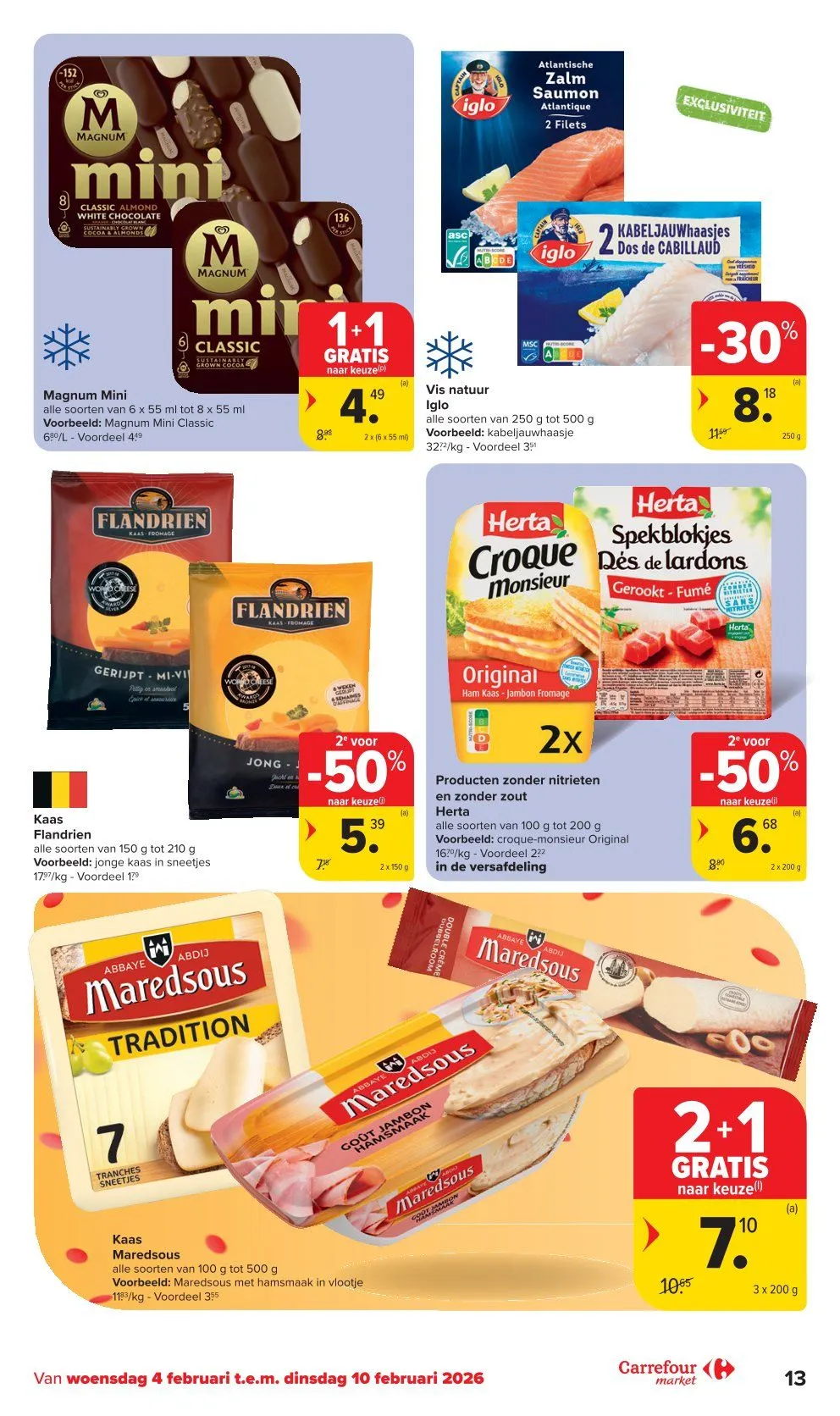 Carrefour folder van 4 februari tot 10 februari 2026 - folder pagina 13