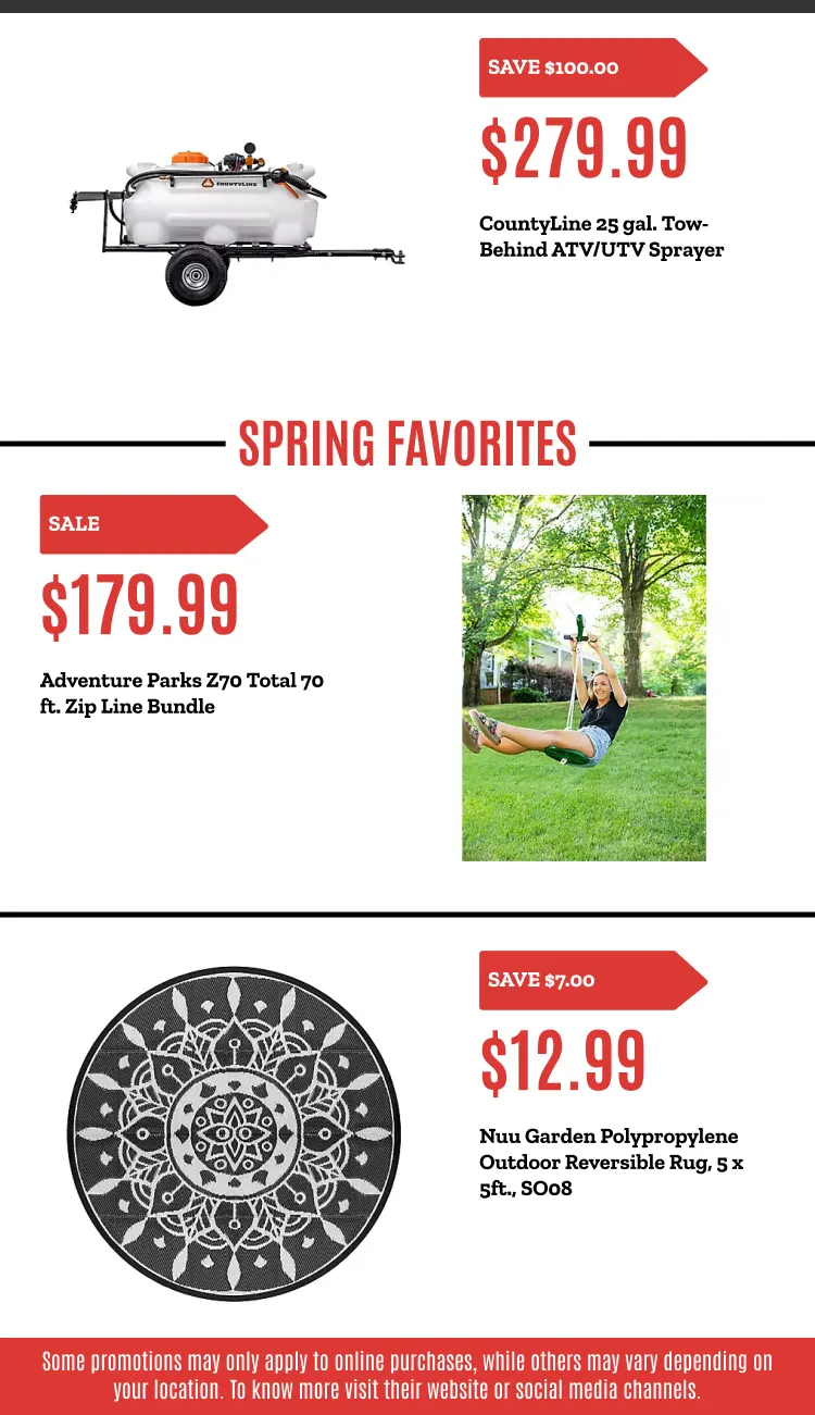 Weekly promotion Tractor Supply Co. Sales spanning from April 6 to April 26 2026 - Page 13 for Catalogue 365