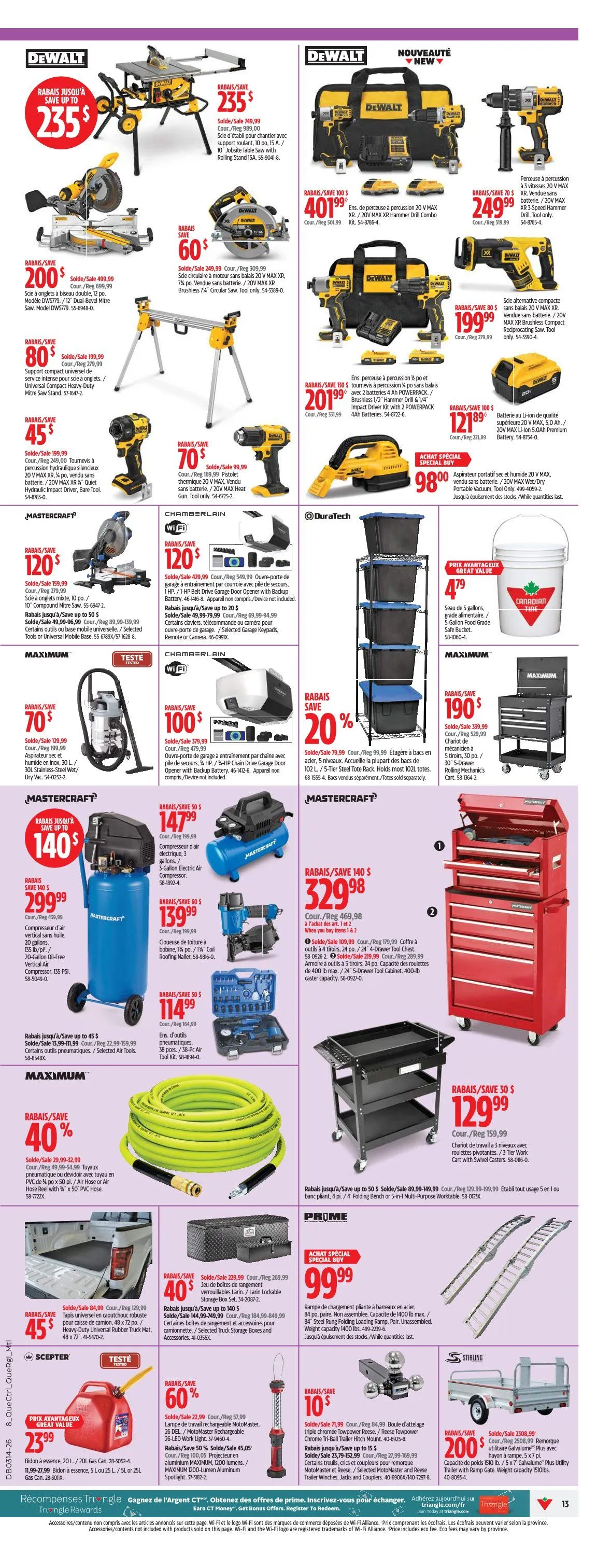 Canadian Tire Sales from April 2 to April 8 2026 - flyer page 13