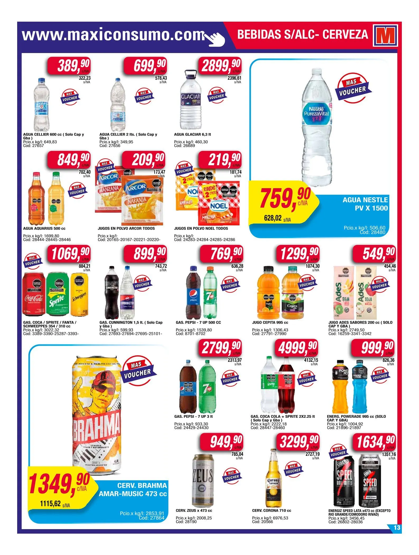 Ofertas de Maxiconsumo Oferta semanal 31 de marzo al 6 de abril 2025 - Página 13 del catálogo