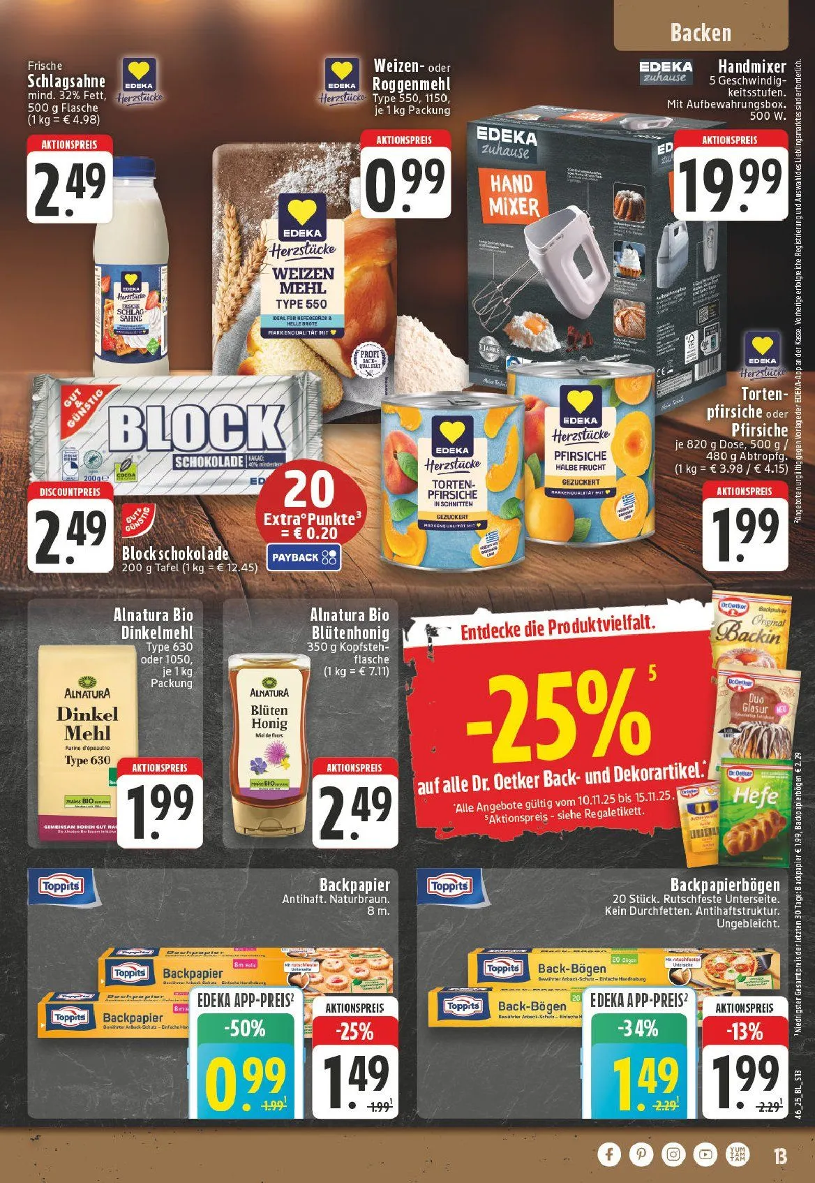 Edeka Angebote von 10. November bis 15. November 2025 - Prospekt seite 13