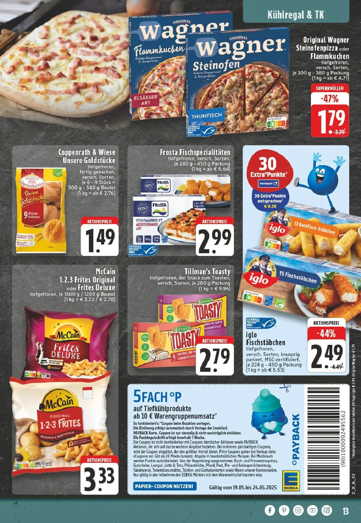 Edeka Prospekt von 19. Mai bis 24. Mai 2025 - Prospekt seite 13