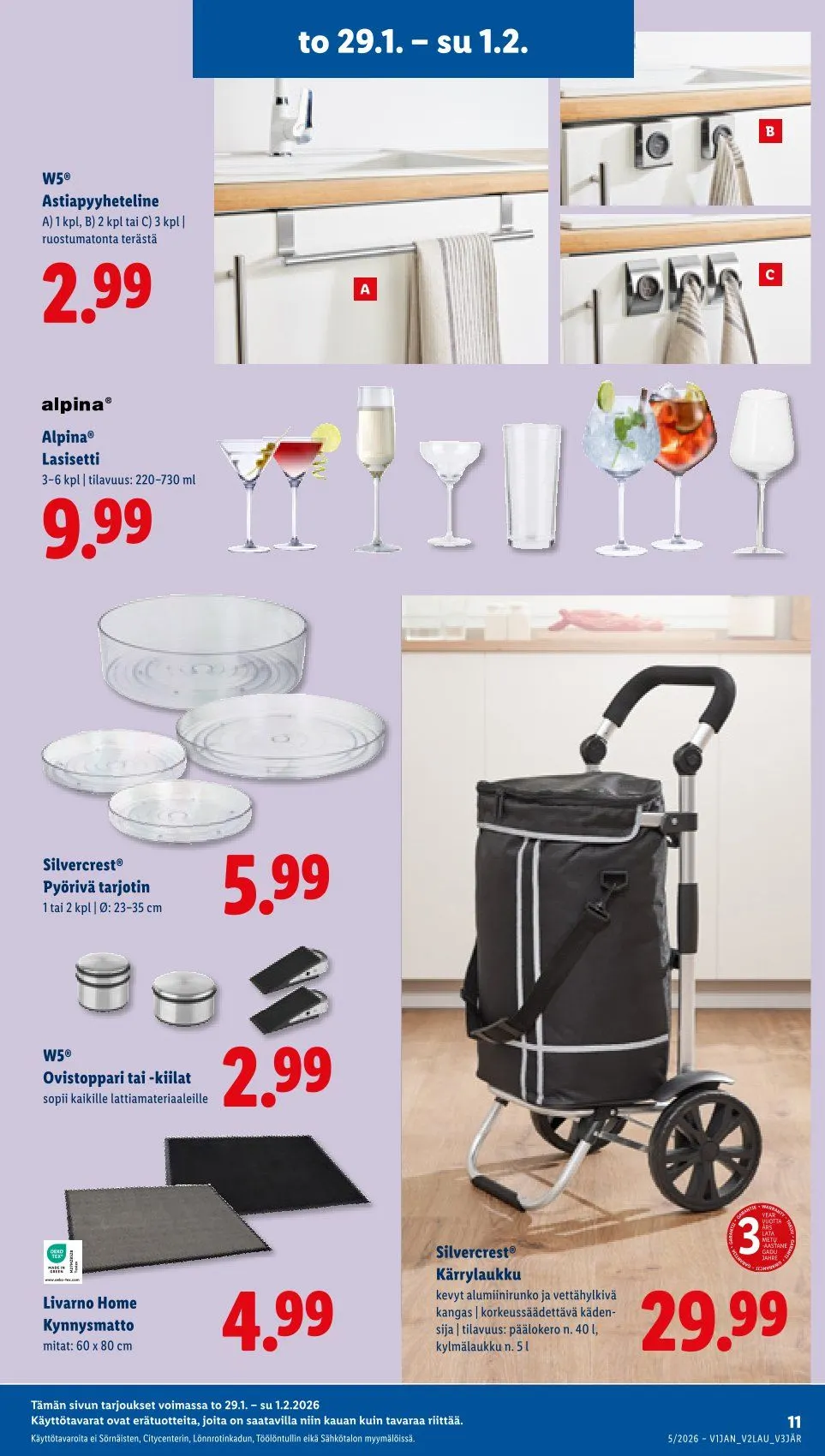 Kaupan Lidl uusimmat tarjoukset voimassa alkaen 29. tammikuuta - 1. helmikuuta 2026 - Tarjouslehti sivu 13