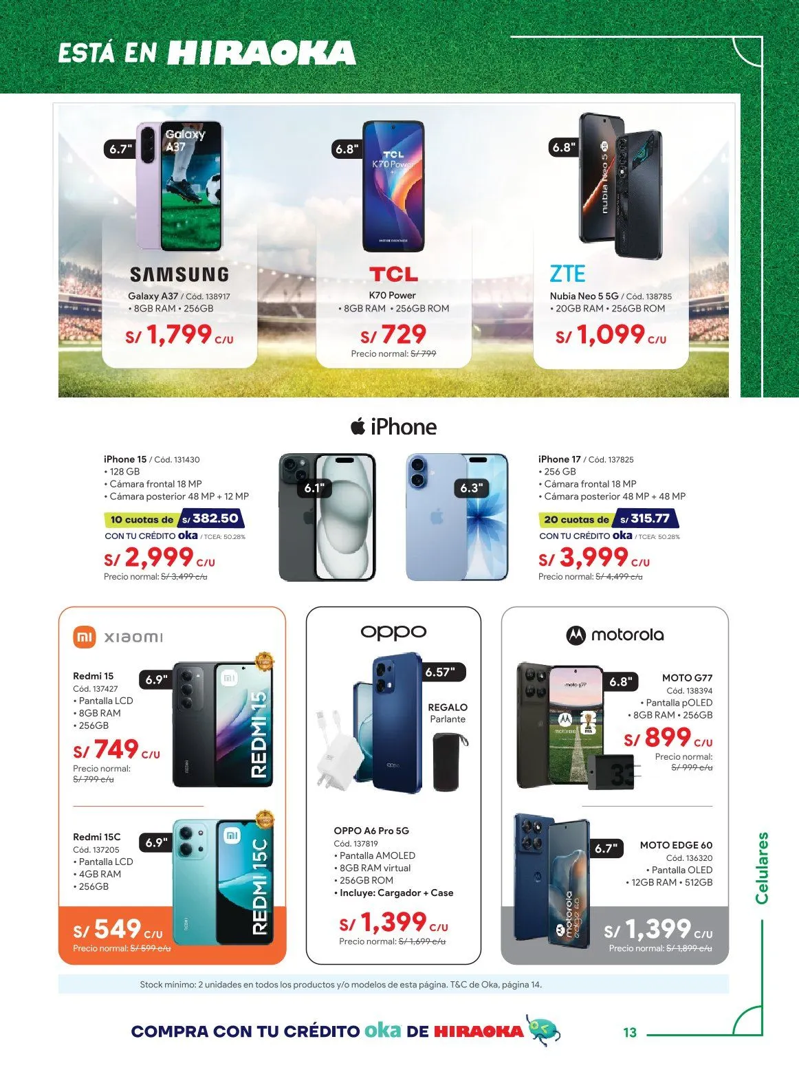 Catalogo de Hiraoka Ofertas 1 de junio al 6 de junio 2026 - Pag 13