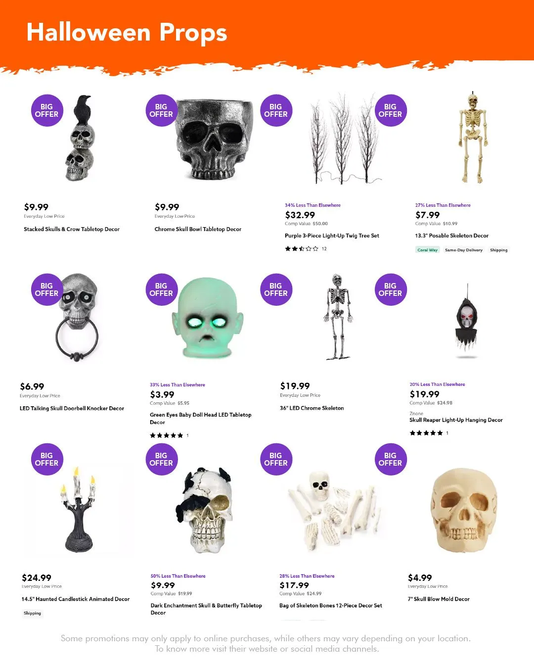 Weekly ad Halloween Decorations from August 14 to September 18 2024 - Page 12