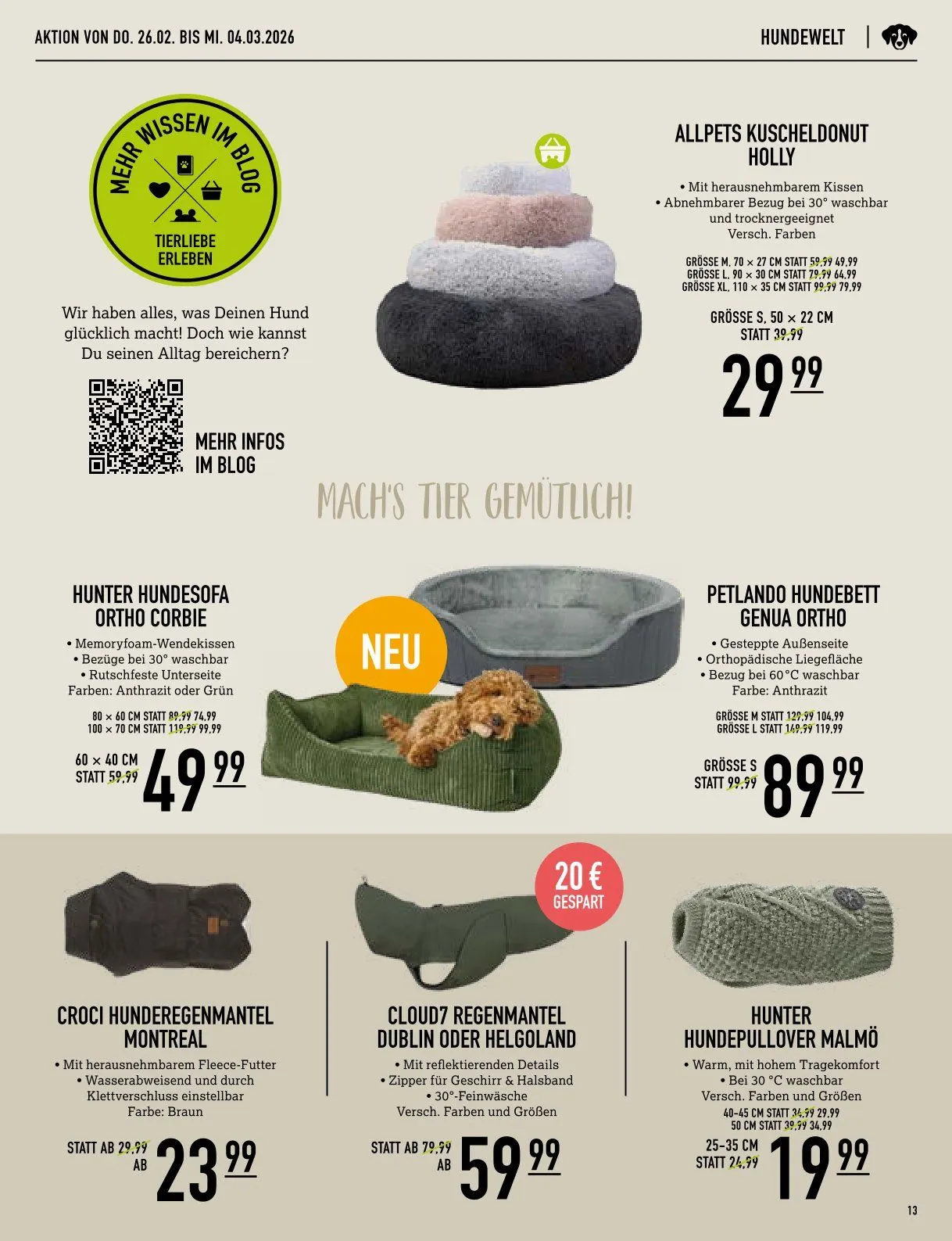 Kölle Zoo Prospekte  von 26. Februar bis 4. März 2026 - Prospekt seite 13