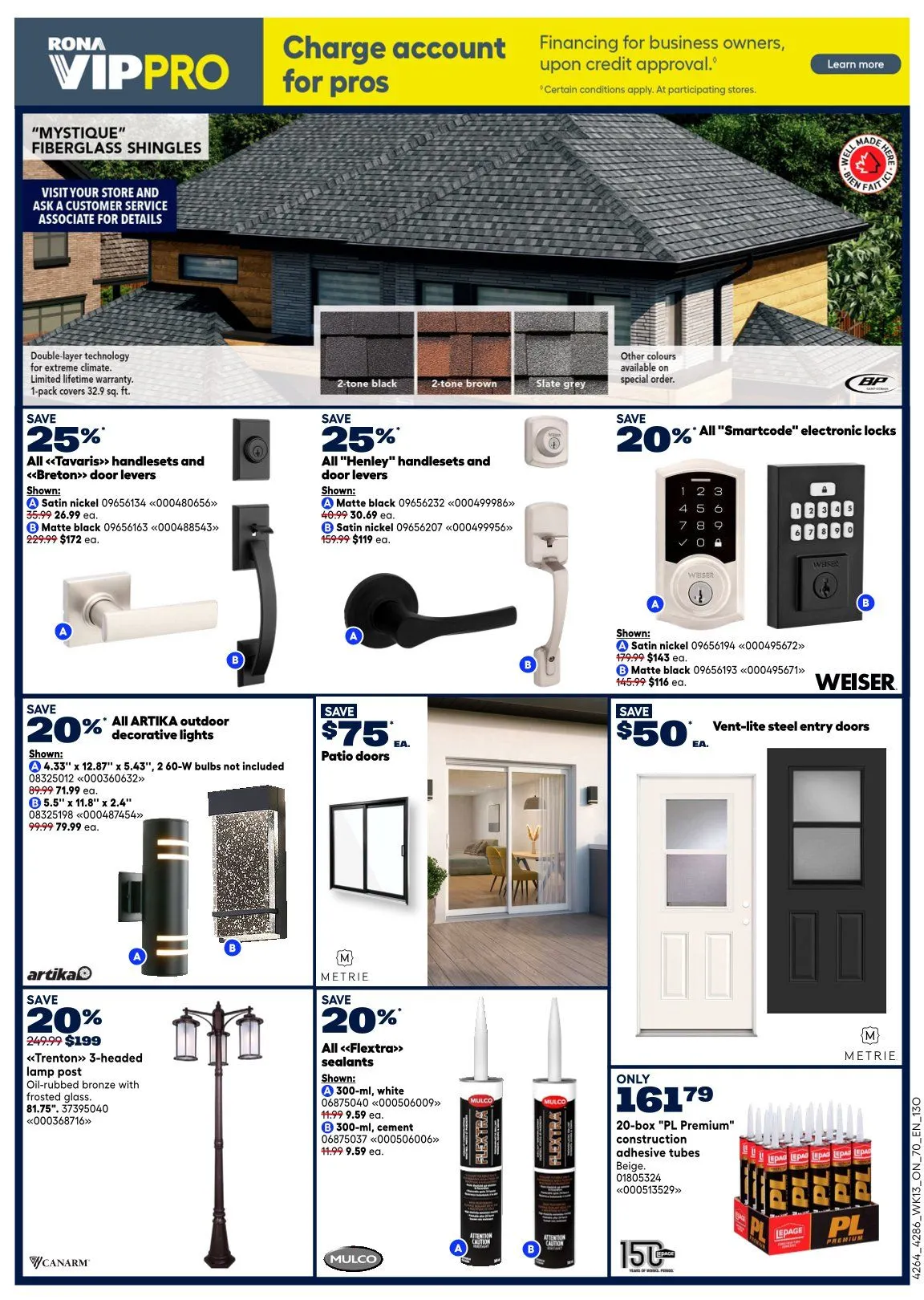 RONA Sales from April 23 to April 29 2026 - flyer page 13