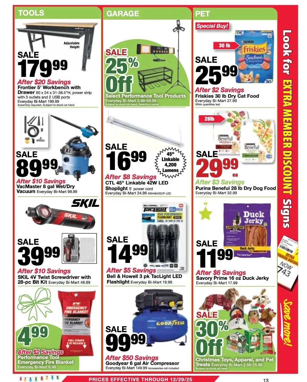 Weekly ad Bi-Mart Sales from December 16 to December 30 2025 - Page 13